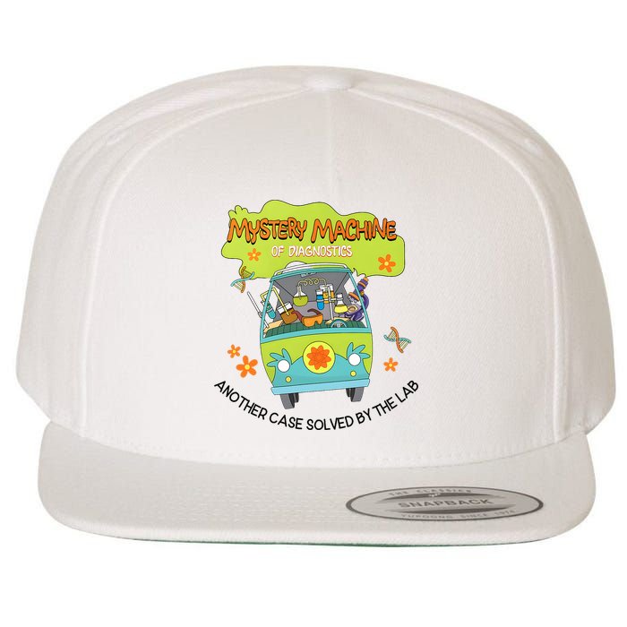 Groovy Mystery Machine Of Diagnostics Lab Tech Lab Week 2025  Wool Snapback Cap