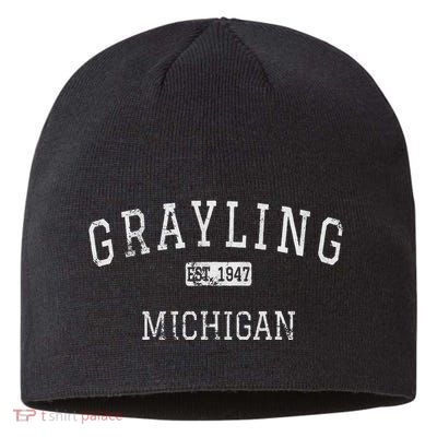 Grayling Michigan Mi Vintage Sustainable Beanie