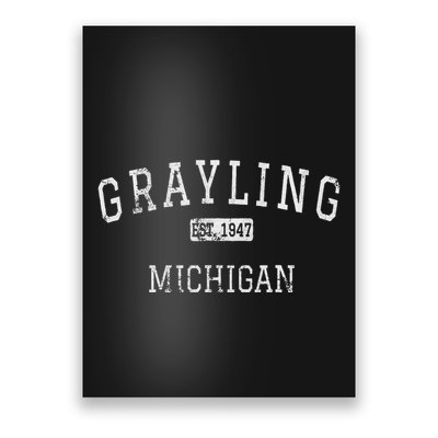 Grayling Michigan Mi Vintage Poster