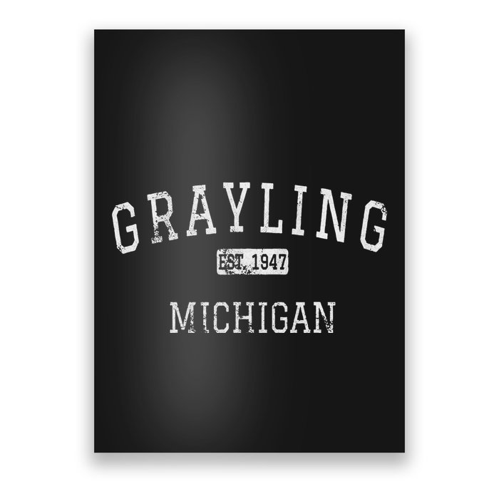 Grayling Michigan Mi Vintage Poster