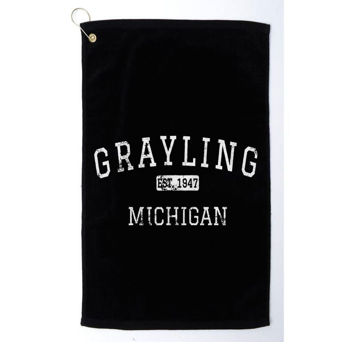 Grayling Michigan Mi Vintage Golf Towel