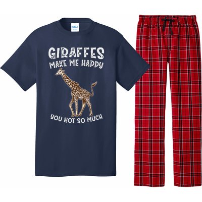 Giraffes Make Me Happy You Not So Much Pajama Set