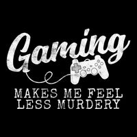Gaming Makes Me Feel Less Murdery Funny Impact Tech Backpack