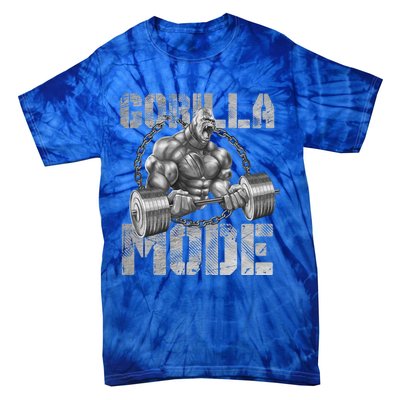 Gorilla Mode Motivation Beast Bodybuilding Gym Animal Gift Tie-Dye T-Shirt