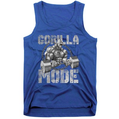 Gorilla Mode Motivation Beast Bodybuilding Gym Animal Gift Tank Top