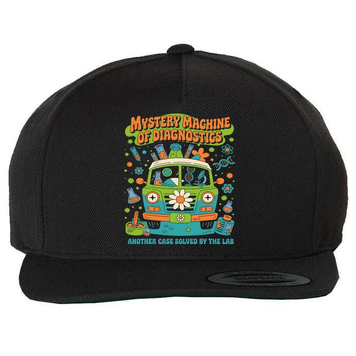 Groovy Mystery Machine Of Diagnostics Lab Tech Lab Week 2025 Wool Snapback Cap
