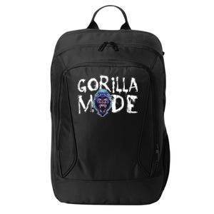 Gorilla Mode Motivation Gym Bodybuilding Success Beast Gift Great Gift City Backpack