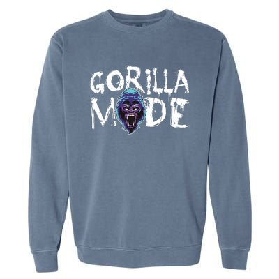 Gorilla Mode Motivation Gym Bodybuilding Success Beast Gift Great Gift Garment-Dyed Sweatshirt