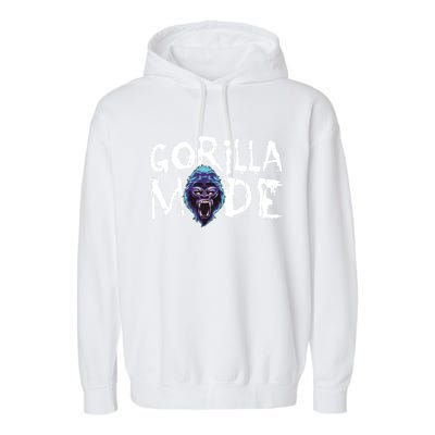 Gorilla Mode Motivation Gym Bodybuilding Success Beast Gift Great Gift Garment-Dyed Fleece Hoodie