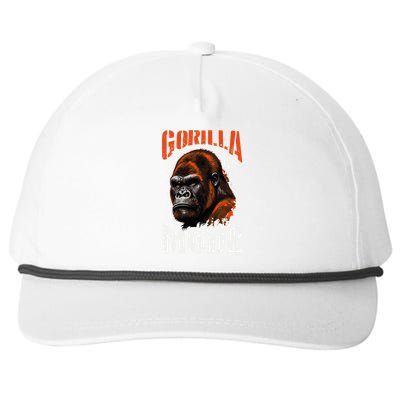 Gorilla Mode Motivation Quote Boxing Beast Gym Mma Fighter Cool Gift Snapback Five-Panel Rope Hat