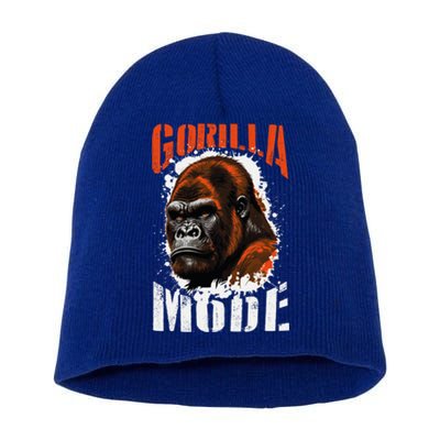 Gorilla Mode Motivation Quote Boxing Beast Gym Mma Fighter Cool Gift Short Acrylic Beanie