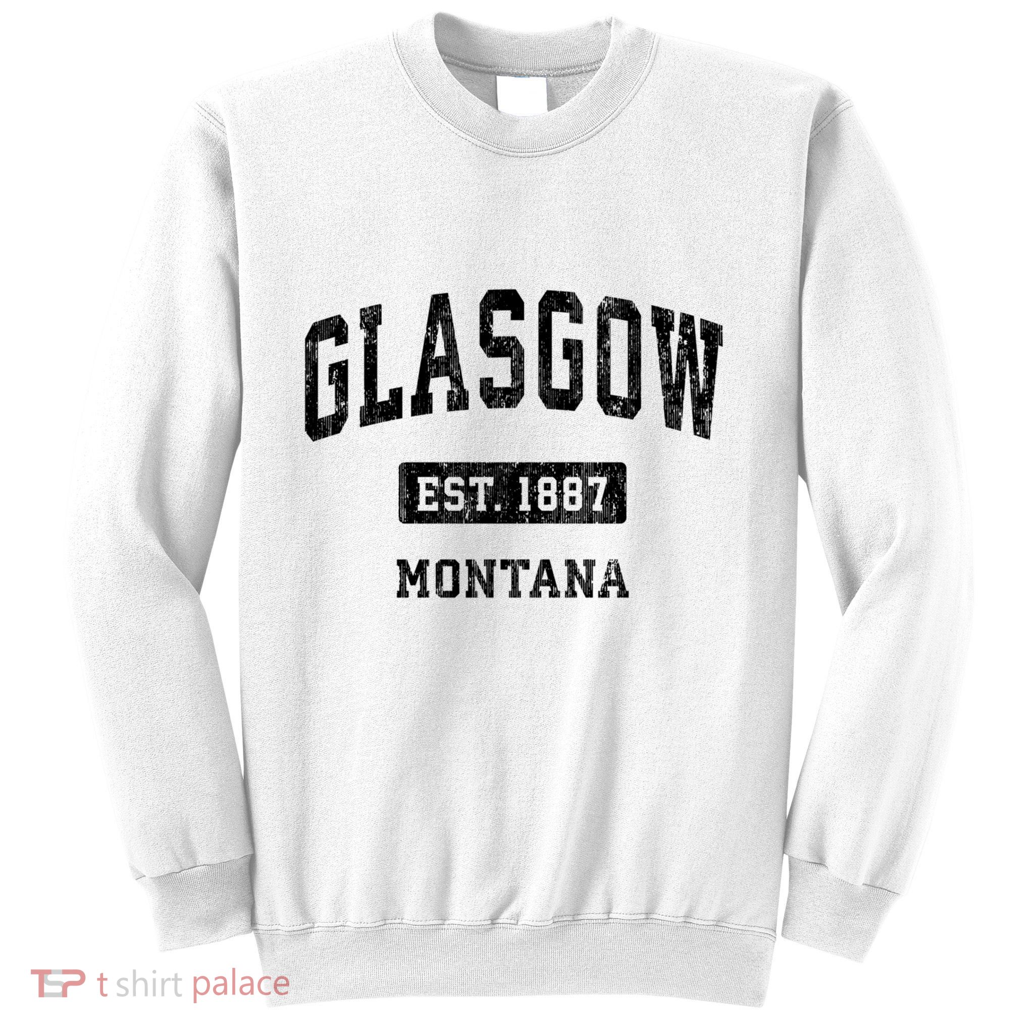 Glasgow Montana Mt Vintage Sports Established Design Sweatshirt