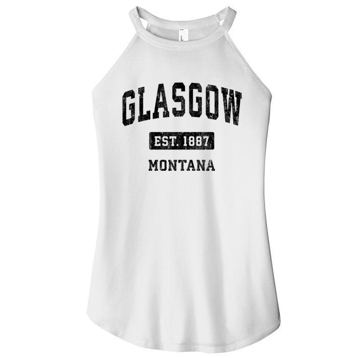 Glasgow Montana Mt Vintage Sports Established Design Women’s Perfect Tri Rocker Tank