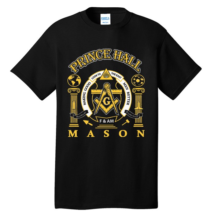 Greats Mason Masonic Prince Hall Masons Presidents Day Gift Tall T-Shirt