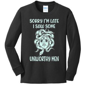 Greek Mythology Medusa Women Kids Long Sleeve Shirt