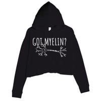 Got Myelin MS Multiple Sclerosis Awareness Crop Fleece Hoodie