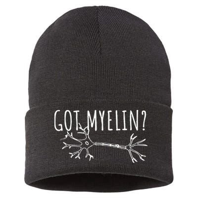 Got Myelin MS Multiple Sclerosis Awareness Sustainable Knit Beanie