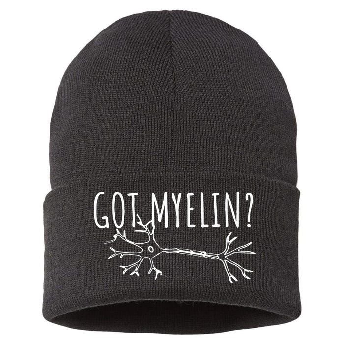 Got Myelin MS Multiple Sclerosis Awareness Sustainable Knit Beanie