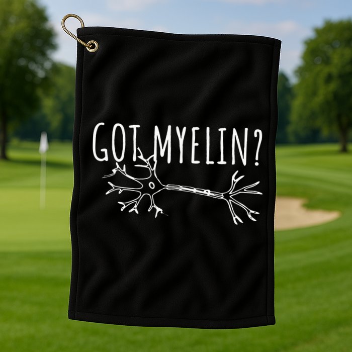 Got Myelin MS Multiple Sclerosis Awareness Golf Towel