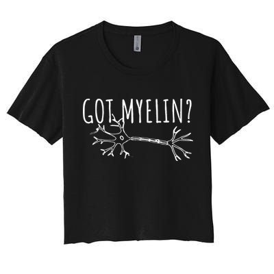 Got Myelin MS Multiple Sclerosis Awareness Crop Top