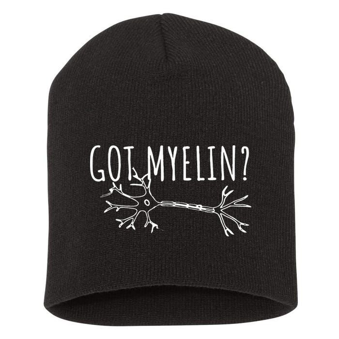 Got Myelin MS Multiple Sclerosis Awareness Short Acrylic Beanie