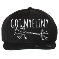 Got Myelin MS Multiple Sclerosis Awareness Wool Snapback Cap