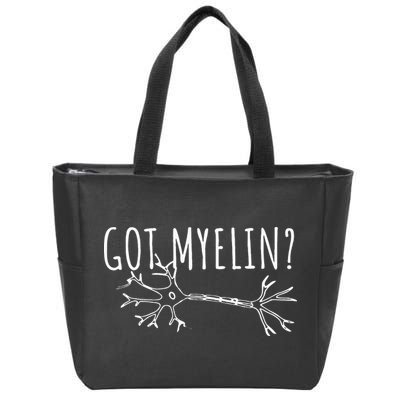 Got Myelin MS Multiple Sclerosis Awareness Zip Tote Bag