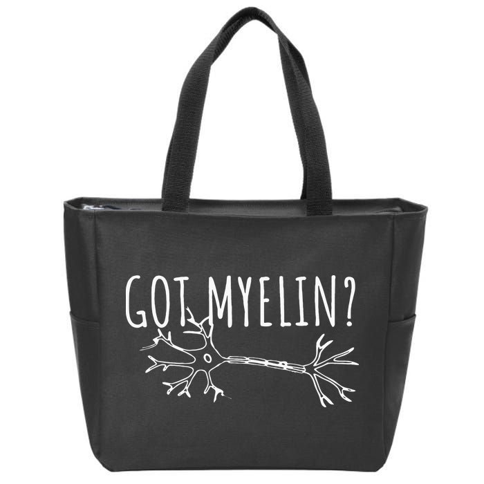 Got Myelin MS Multiple Sclerosis Awareness Zip Tote Bag