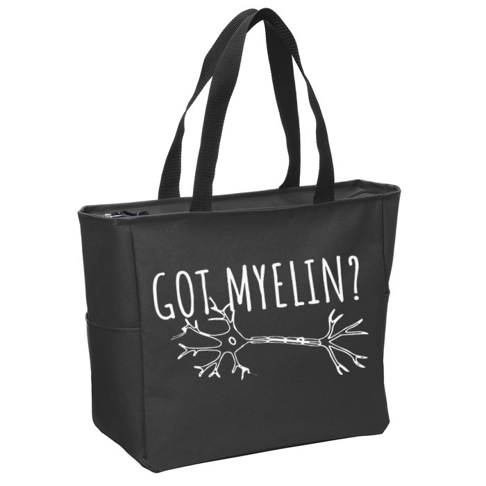 Got Myelin MS Multiple Sclerosis Awareness Zip Tote Bag