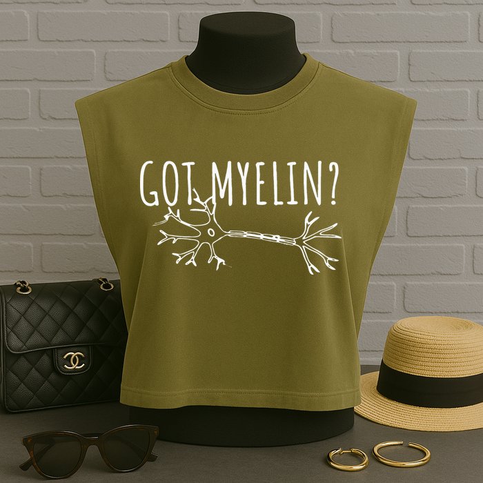 Got Myelin MS Multiple Sclerosis Awareness Garment-Dyed Women's Muscle Tee