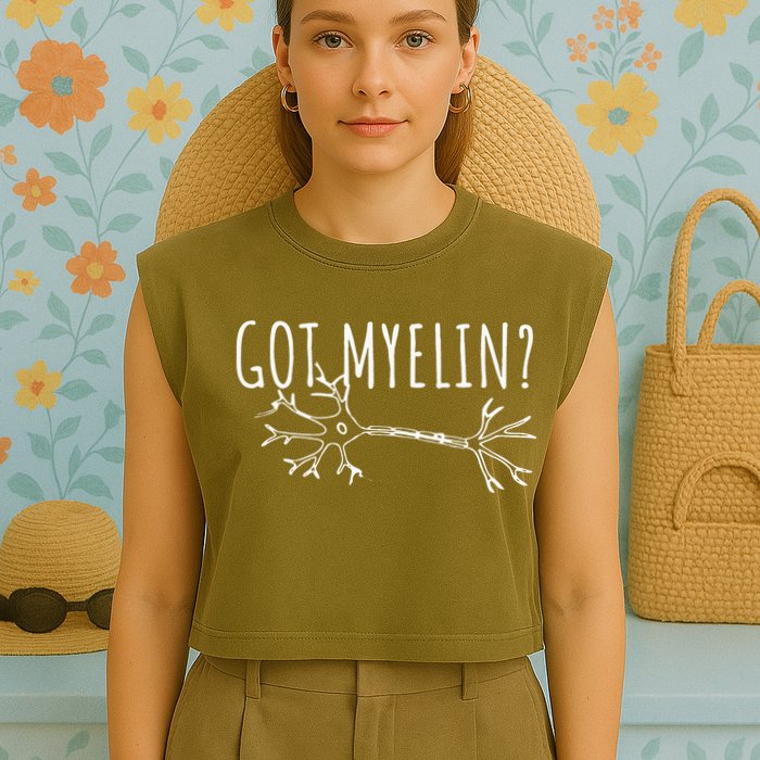 Got Myelin MS Multiple Sclerosis Awareness Garment-Dyed Women's Muscle Tee