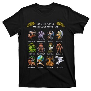 Greek Mythology Mythical Creatures Ancient Greece Gods T-Shirt