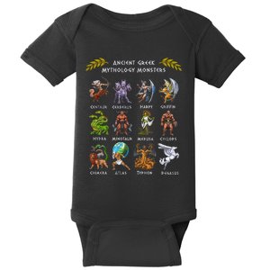 Greek Mythology Mythical Creatures Ancient Greece Gods Baby Bodysuit