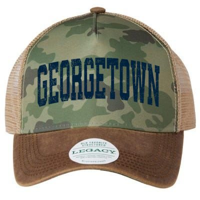 Georgetown Massachusetts Ma Vintage Athletic Sports Legacy Tie Dye Trucker Hat