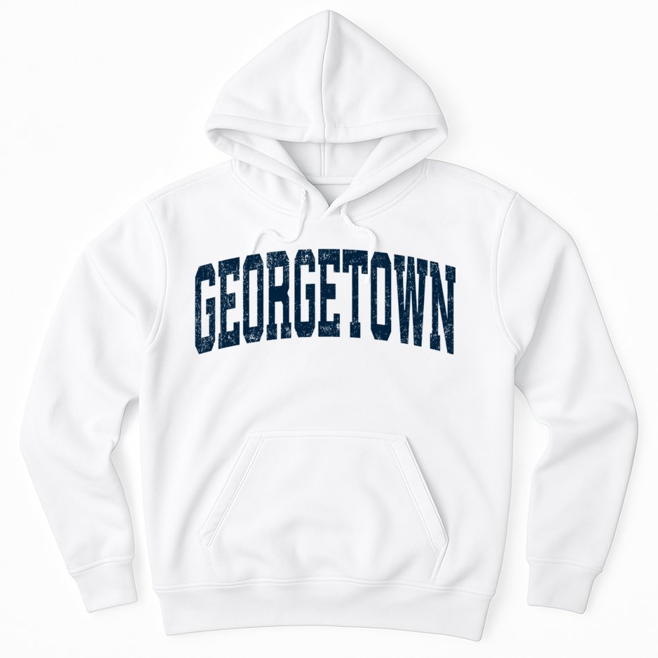 Georgetown Massachusetts Ma Vintage Athletic Sports Hoodie