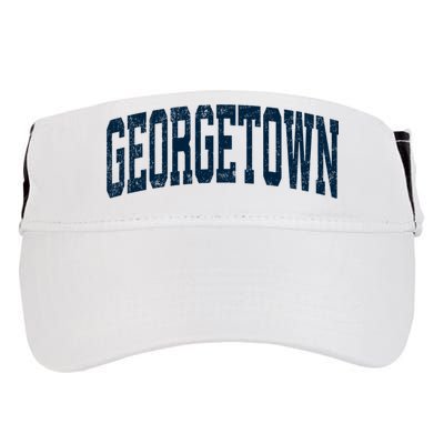 Georgetown Massachusetts Ma Vintage Athletic Sports Adult Drive Performance Visor