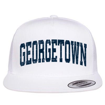 Georgetown Massachusetts Ma Vintage Athletic Sports Flatbill Hat
