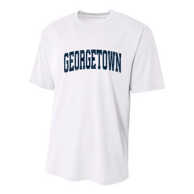 Georgetown Massachusetts Ma Vintage Athletic Sports Youth Performance Sprint T-Shirt
