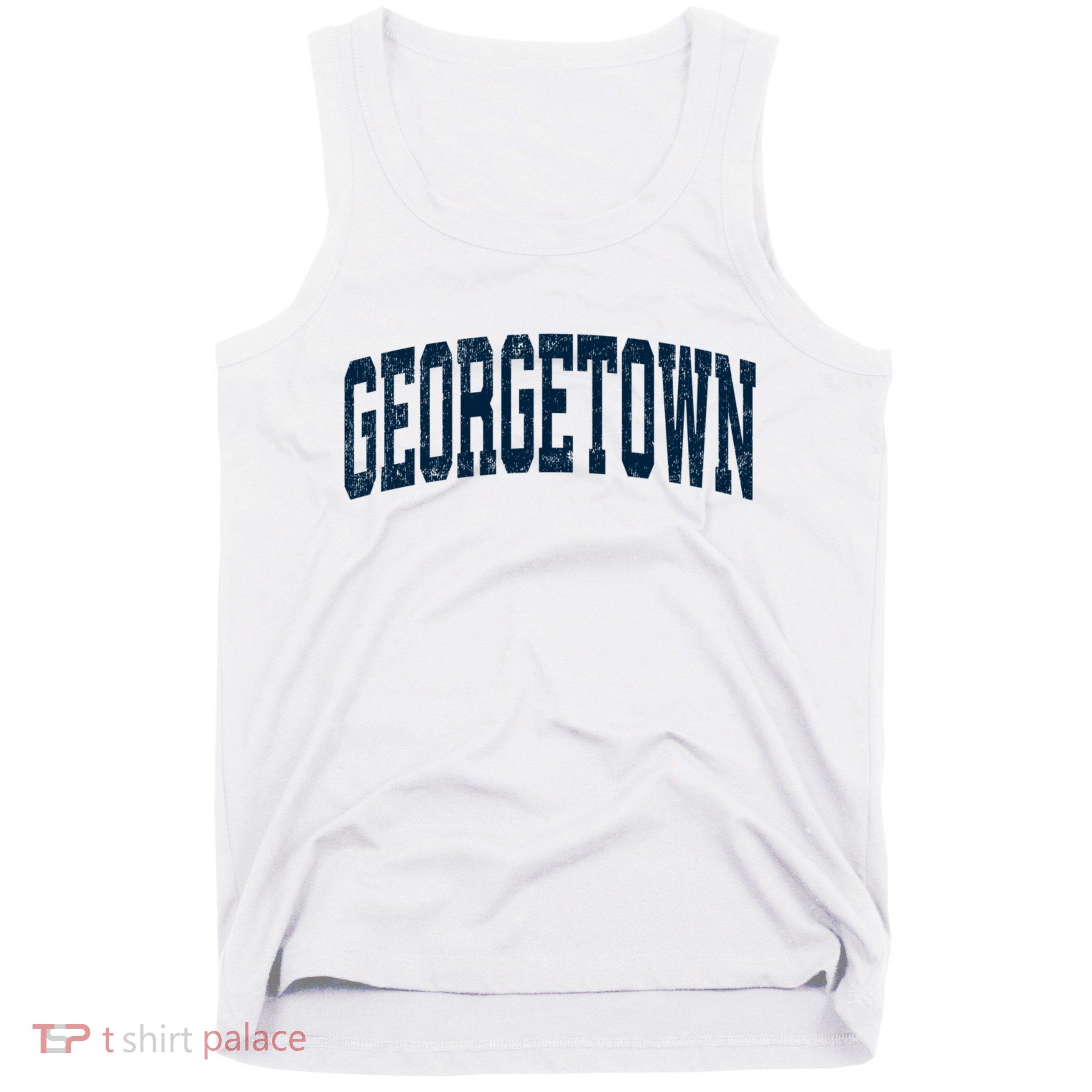 Georgetown Massachusetts Ma Vintage Athletic Sports Tank Top