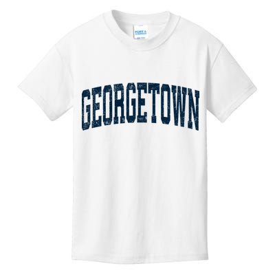 Georgetown Massachusetts Ma Vintage Athletic Sports Kids T-Shirt