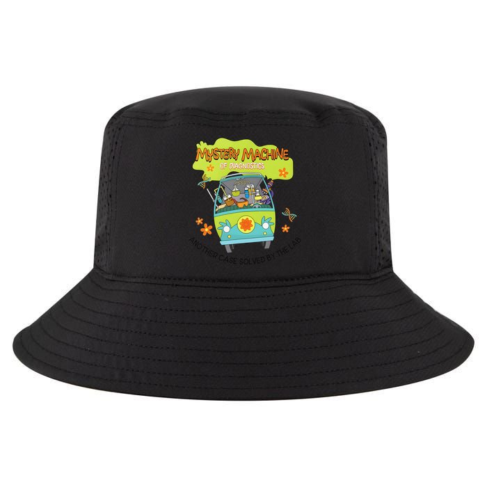 Groovy Mystery Machine Of Diagnostics Lab Tech Lab Week 2025 Gift Cool Comfort Performance Bucket Hat