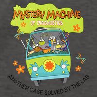 Groovy Mystery Machine Of Diagnostics Lab Tech Lab Week 2025 Gift Vector Backpack