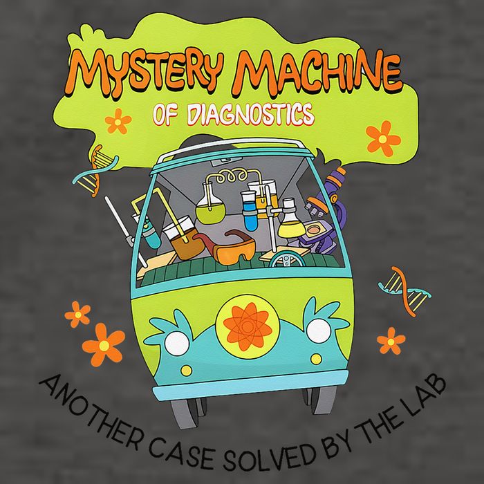 Groovy Mystery Machine Of Diagnostics Lab Tech Lab Week 2025 Gift Vector Backpack
