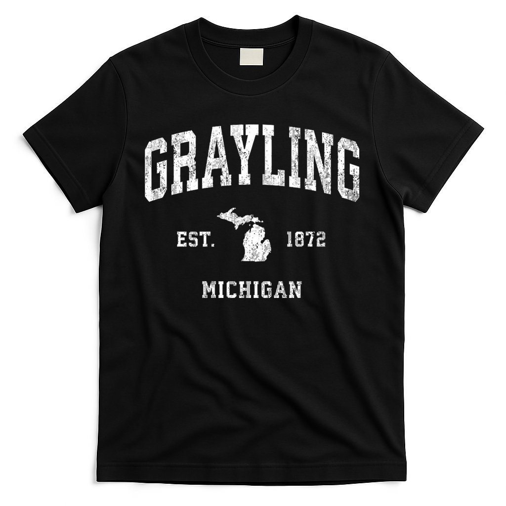 Grayling Michigan Mi Vintage Athletic Sports T-Shirt