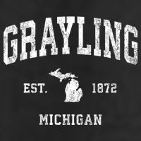 Grayling Michigan Mi Vintage Athletic Sports Hat