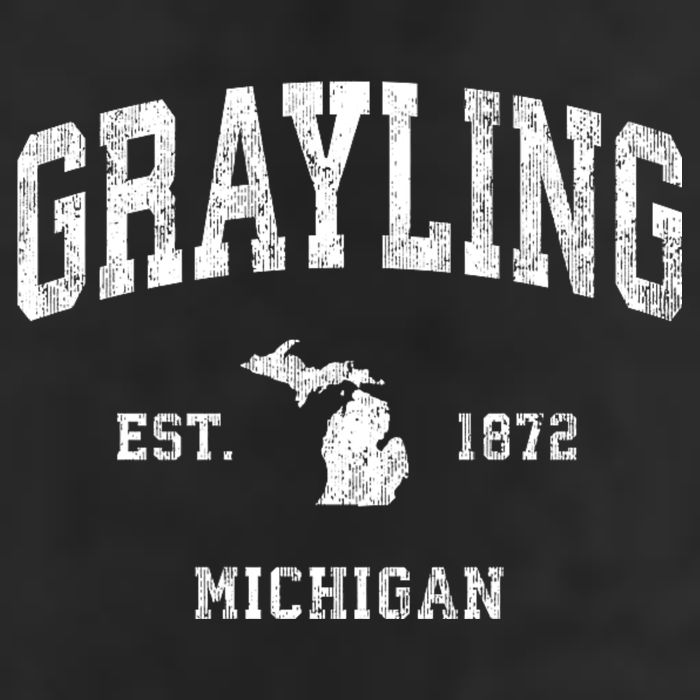 Grayling Michigan Mi Vintage Athletic Sports Hat