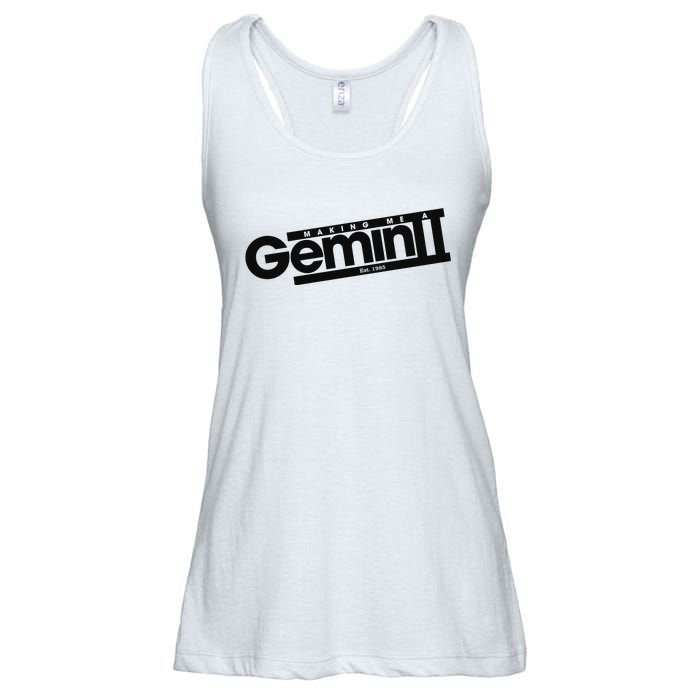 Girlsaloud Making Me A Gemini Est 1985 Ladies Essential Flowy Tank