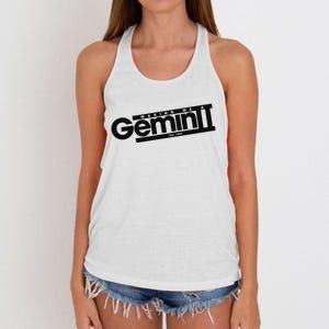 Girlsaloud Making Me A Gemini Est 1985 Women's Knotted Racerback Tank