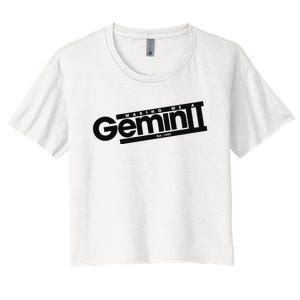 Girlsaloud Making Me A Gemini Est 1985 Women's Crop Top Tee