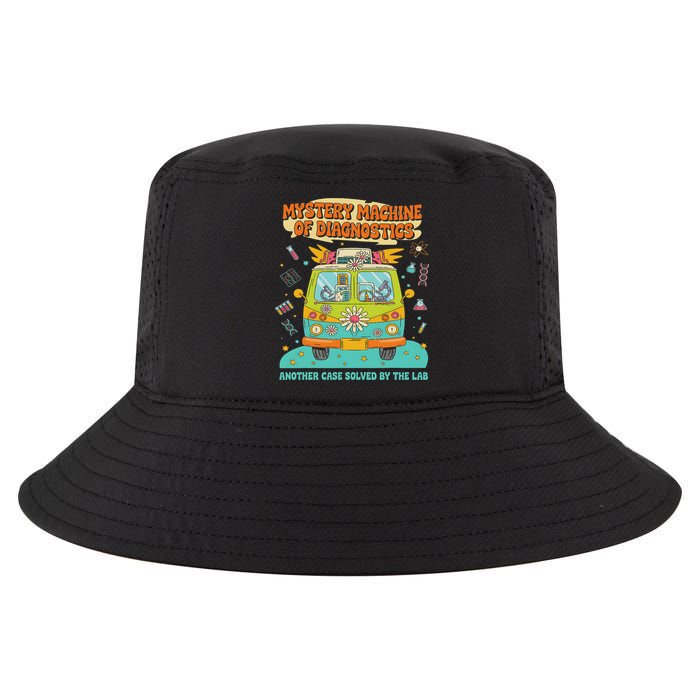 Groovy Mystery Machine Of Diagnostics Lab Tech Lab Week 2025 Cool Comfort Performance Bucket Hat